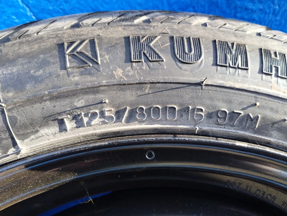 Llanta de repuesto compacta Donut Kia Optima 2006-2010 T125/80D16 OEM Foto 3 de 4