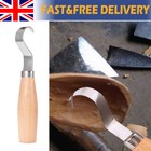 Spoon and Bowl Wood Carving Tool Curved Hook Gouge Hooked Bushcraft whittling UK
