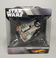 New Hot Wheels Star Wars Select Snowspeeder - White/Black NIB #11