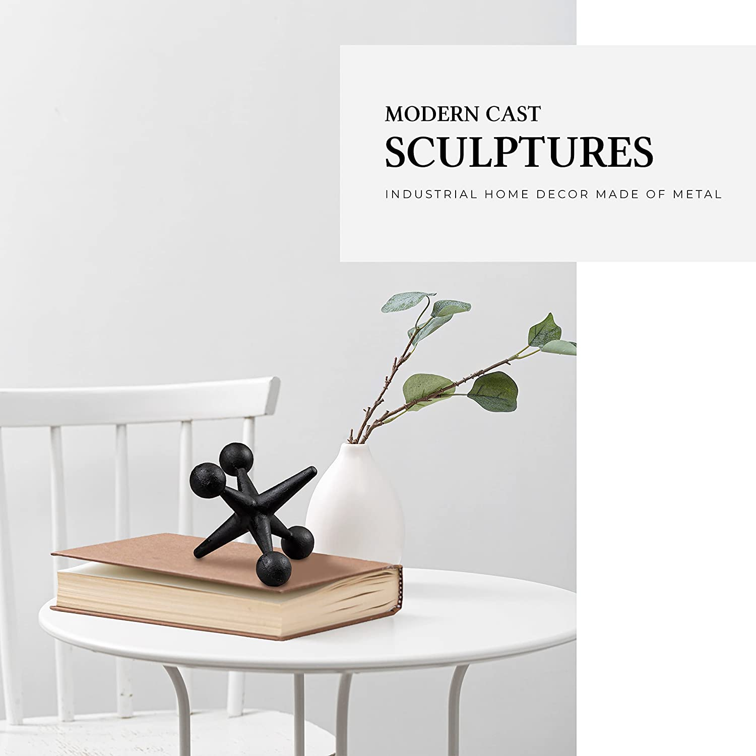 Decorative Jacks 3.25X4.5 Metal Jacks Shelf Decor Accents