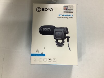 BOYA BY-BM3031 Super Cardioid Directional On Camera Shotgun Microphone- New