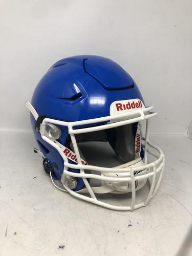 Riddell Speedflex Face Make Helmet -Adult Medium,Blue/White 2023 - Picture 2 of 5