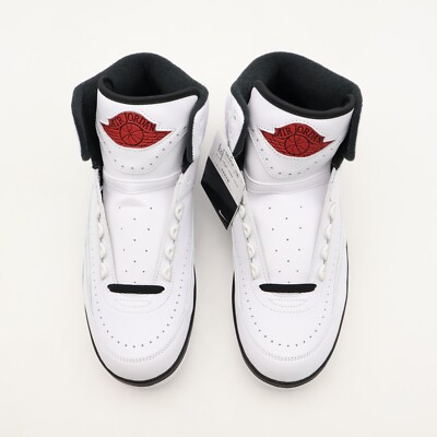 DX2454-106 Nike Air Jordan 2 OG Chicago White Varcity Red
