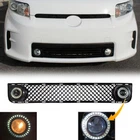 For 2008-2010 Scion XB Front Bumper Lower Grille & LED Halo Fog Lights w/Wiring