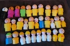 Vintage Lot (31) Of Fisher Price Jumbo Little People
