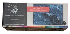 Color Pour Magic Pre-Mixed Pouring Paint Kit 32 Bottles Cell Magic Formula