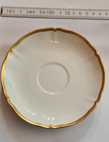 KPM Berlin + FR Rex Untertasse KPM Reichsapfel gemarktet WW1,  RAR gut, weitere! - Bild 3 von 9