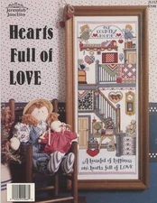 Jeremiah Junction Hearts Full of Love Counted Cross Stitch Pattern