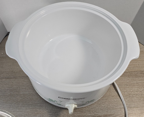 Corningware Stoneware Crockpot Slow Cooker 6 Quart Callaway Ivy SC-6026 Tested - Picture 3 of 5