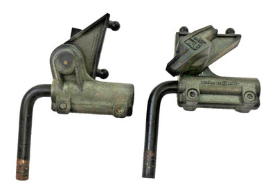 Pair of National Cycle (NC) Rake Adjust windshield mounting sub-set