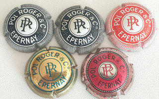 Capsules de Champagne LETTRE P SUIVANT ORDRE Pol Roger