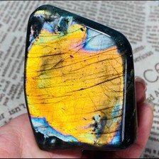 292g Natural  Flash Labradorite Crystal Healing Specimen