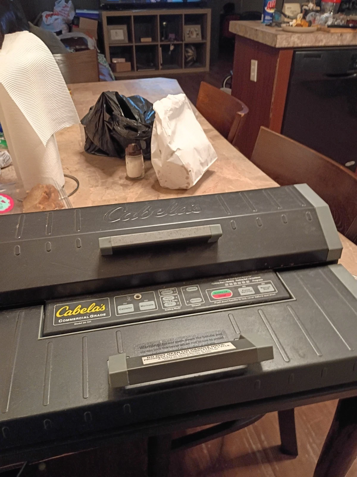 Cabela's Commercial Grade Vacuum Sealer Model 20-101 03947242 15 Inch Wide Rolls
