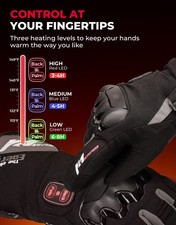 Snowmobile Size L Motorcycle Powersports Gloves for sale