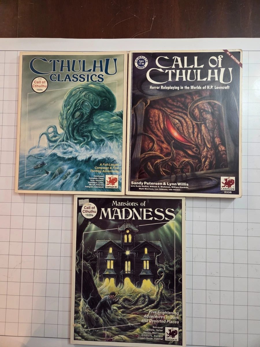 Chaosium Call Cthulhu King Chicago rpg book 1994 Lovecraft Llamada juego libro rol inglés - UGI GAMES & TOYS