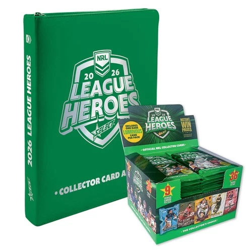 2026 NRL League Heroes Box & Album Bundle