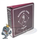 BCW Burgundy Baseball Card Collection Album 3" D-Ring Binder FREE SHIP