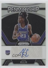 2023-24 Panini Prizm Penmanship Silver Prizm Keon Ellis #PNM-KES Auto oh8