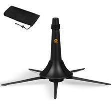 Trumpet Stand Portable Metal Base Foldable 5 Legs, Floor Trumpet Holder Acces...