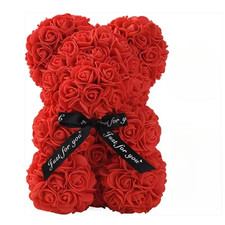 New Artificial Flower Eternal Rose Teddy Bear for Mom Mother'S Day Birthday Vale