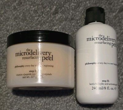 Philosophy Microdelivery Resurfacing Vit C Peel Step 1 & 2 MEGA 8oz  $166.00