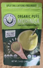 Kuli Kuli Organic Moringa Powder Superfood 7.4 Ounce Nutrient Rich Greens