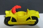 VINTAGE FISHER PRICE Little People 994 PLAY FAMILY CAMPER YELLOW MOTORCYCLE BIKE