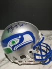 Steve Largent signed Seattle Seahawks retro mini helmet inscribed HOF 95