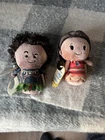 Hallmark Itty Bittys Disney Moana and Maui Limited Edition 5" Plushes New w/Tags