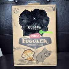 Fuggler Fart Face 9" MUNCH MUNCH Black Funny Ugly Monsters Brand New NIB