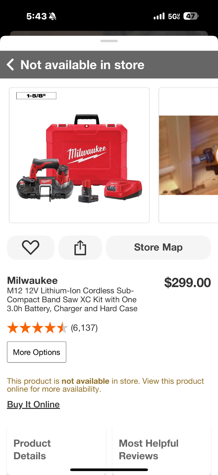 Milwaukee Tool 2429-21Xc M12 Cordless Sub-Compact Band Saw Kit