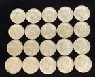 1965-1969 Kennedy Half Dollars, 40% Silver 20 Coin Lot