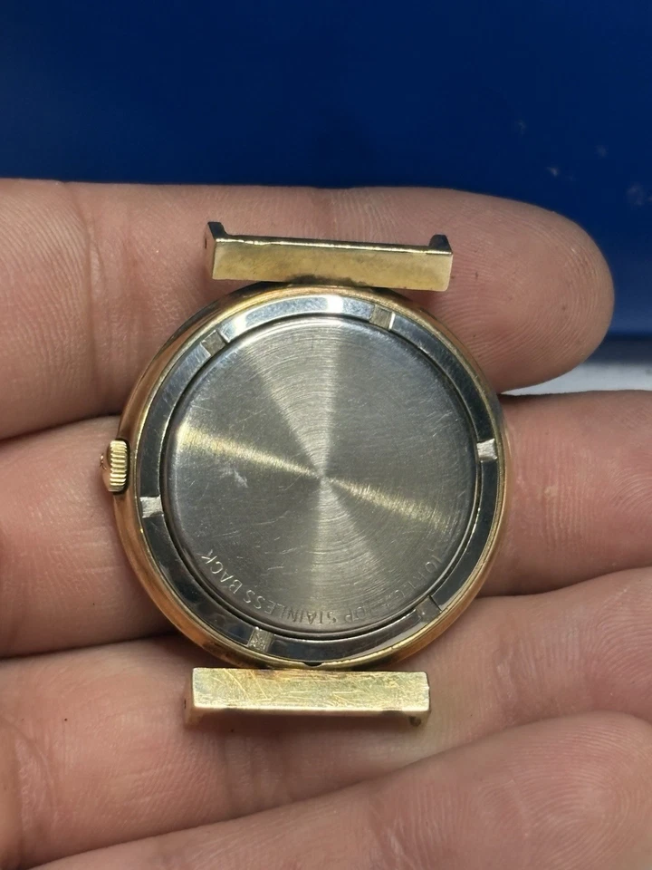 Vintage Wittnauer Fancy Triangle Hands Manual Wind 33mm Wrist Watch Runs - Image 4 of 4