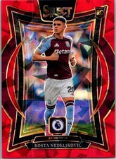 Kosta Nedeljkovic #14 - RC Red Ice - 2024 Panini Select - Aston Villa