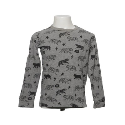 Åhléns, Langarmshirt, Größe: 110/116, Grau/Schwarz, Sonstiges #eUy
