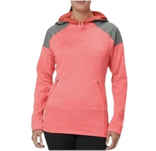 North Face Dynamix Hoodie Womens S Pullover Coral Heathered Gray Jacket