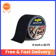 Anti Slip Tape, 4 Inch X 42 Ft Grip Tape for Stairs Outdoor/Indoor, Waterproof