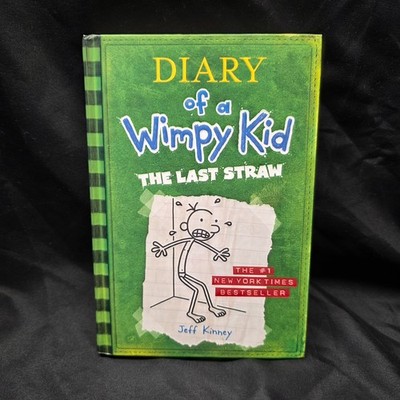 Diary of a Wimpy Kid The Last Straw Book 3 Jeff Kinney 2009 Hardcover NEW