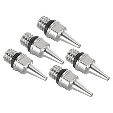 5Pcs 0.2mm Air Brush Nozzle Only Brass Nozzle Replacement Parts Accessories
