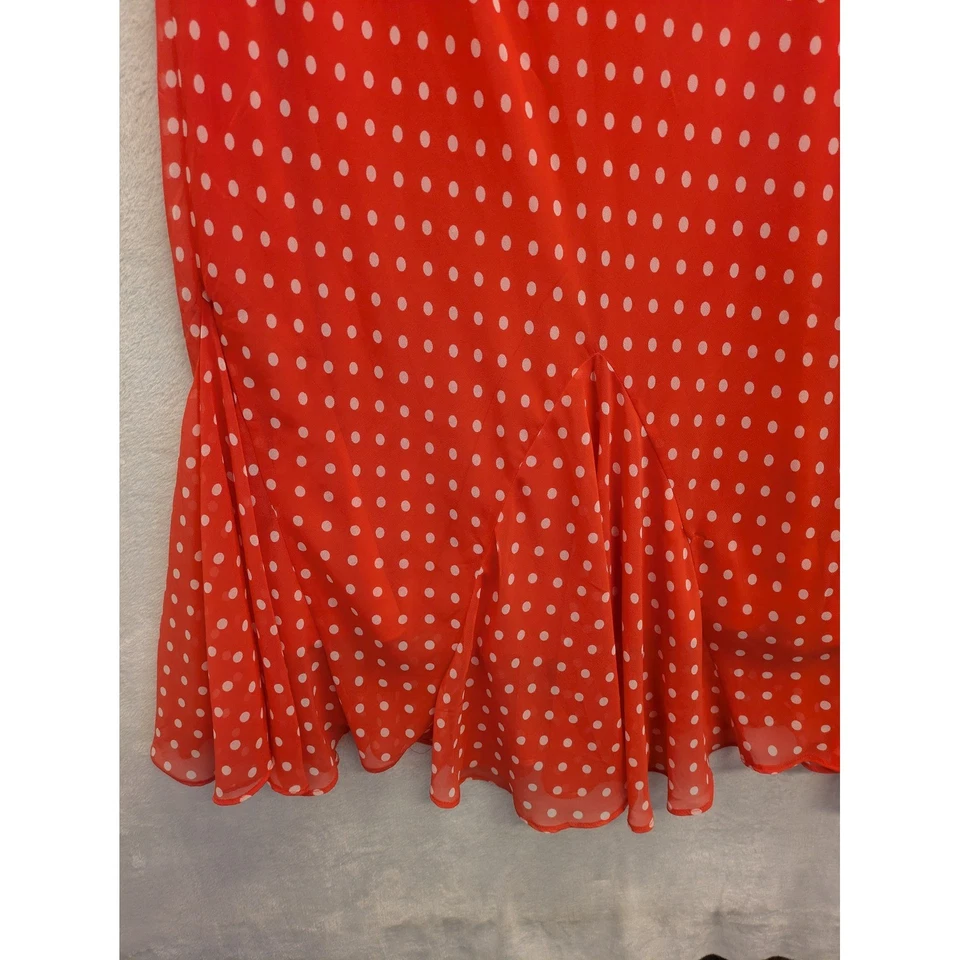 Maxi Falda Chadwicks of Boston Coral Lunares Cintura Elástica Talla XL Foto 3 de 4