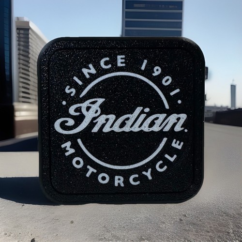 Indian Motorcycles Hitch Cover Tow Plug Ford Chevy Dodge Toyota Jeep Motorcycle - Bild 1 von 2