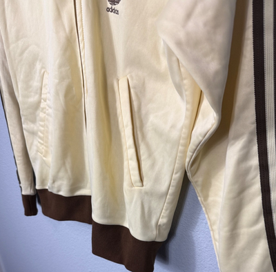 Adidas ATP Keyrolan 1980s Tennis Cream Made USA Track Top Jacket