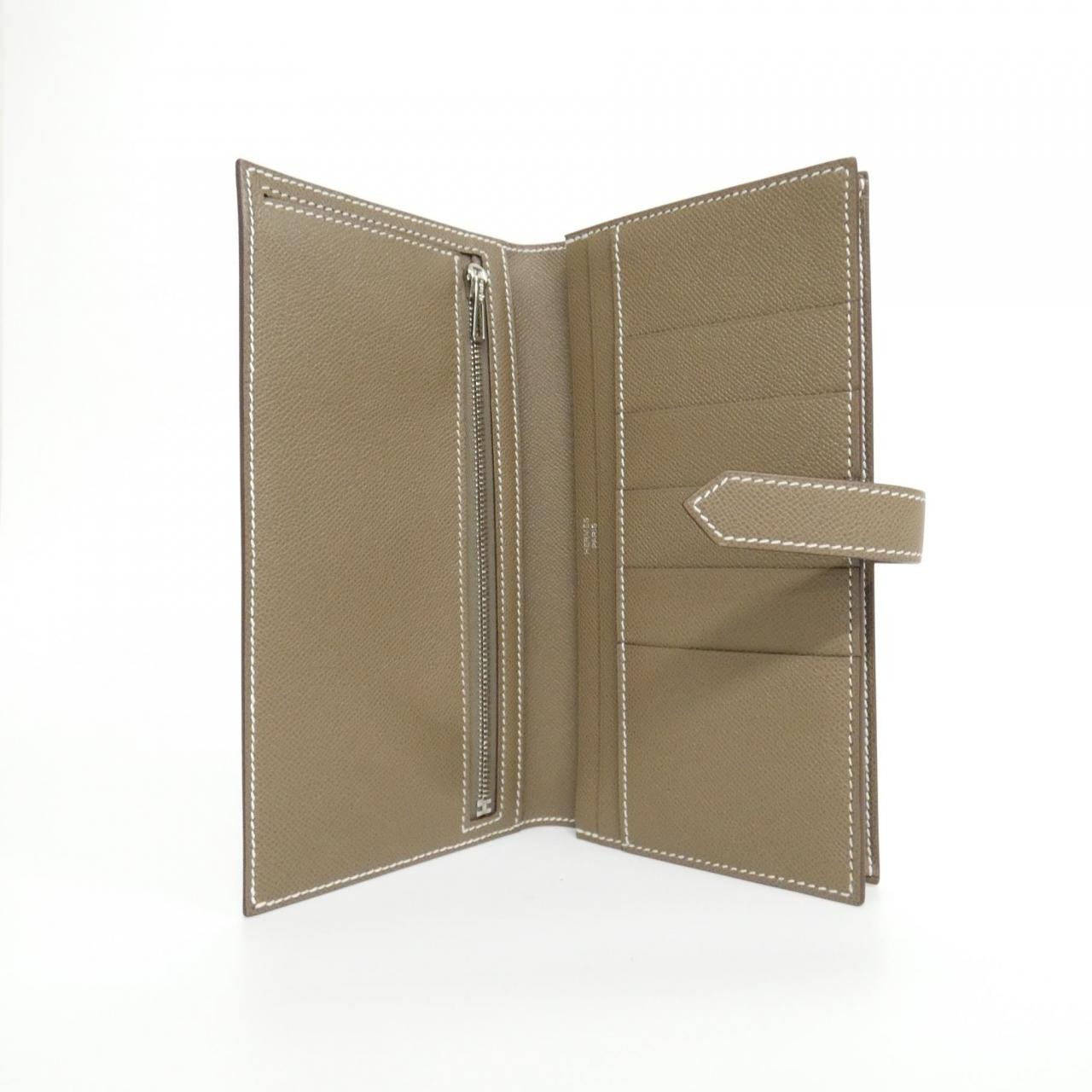 Authentic [Unused] Hermès Bearn Souffle 084871CK Wallet #260-007-659-1044 image 3