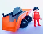 VTG Playmobil Vehicle Lyra Space Transporter & Figure Set 3558 Geobra 1982 1974