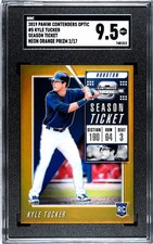 2019 Contenders Optic #5 Kyle Tucker Season SGC 9.5 Neon Orange Prizm /17 RC