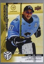 2022 Upper Deck PHF All-Star Showcase Game Dated Moments Gold Carly Jackson #2