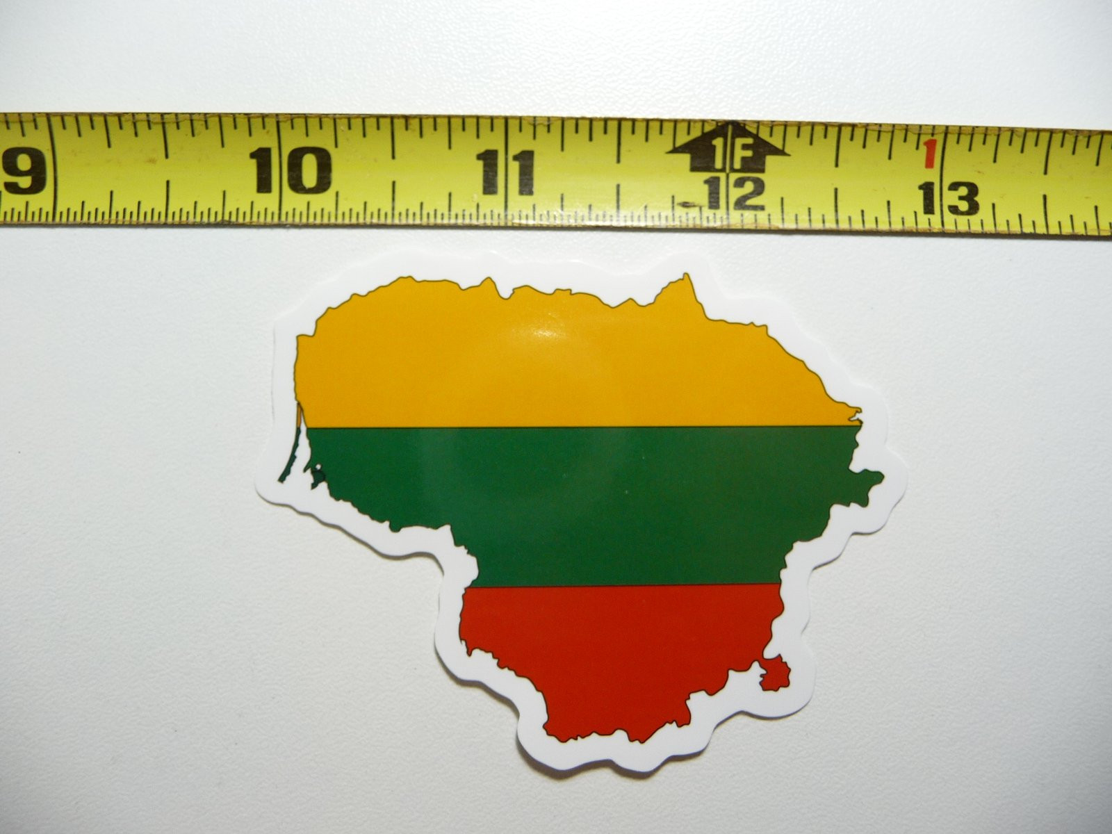 LITHUANIA DECAL STICKER MAP FLAG COUNTRY OUTLINE SILHOUETTE LAPTOP