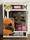 Lockjaw Funko POP! Marvel #257 NYCC 2017 Hot Topic Exclusive Flocked
