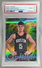 123840191 Reed Sheppard 2024 Panini Prizm #2 Silver Fractal RC PSA 10