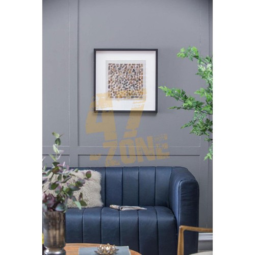 Shokha Agate Shadow Box Wall Art Decor Brown Cream Indoor Outdoor Living Dining - 第 6/18 張圖片